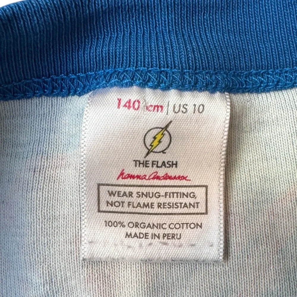 Hanna Andersson Boys Size 10 Marvel Thor DC Flash Organic Cotton Pajamas Bundle
